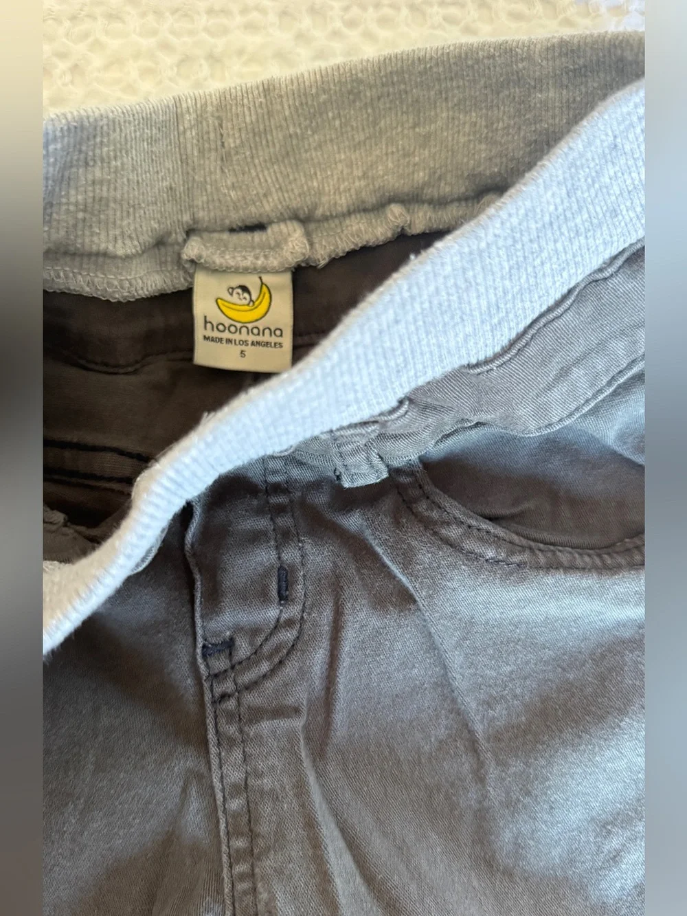 Hoonana Brown Elastic Waist Fashionable Kids Shorts